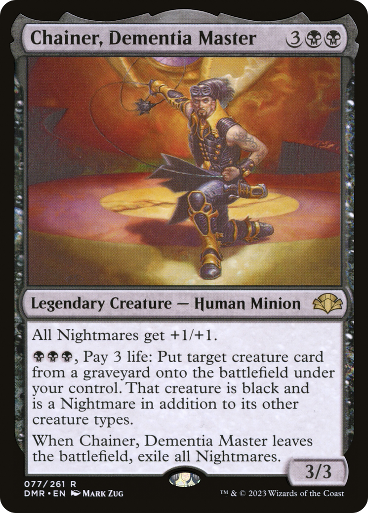 Chainer, Dementia Master (DMR-077) [Dominaria Remastered] Foil