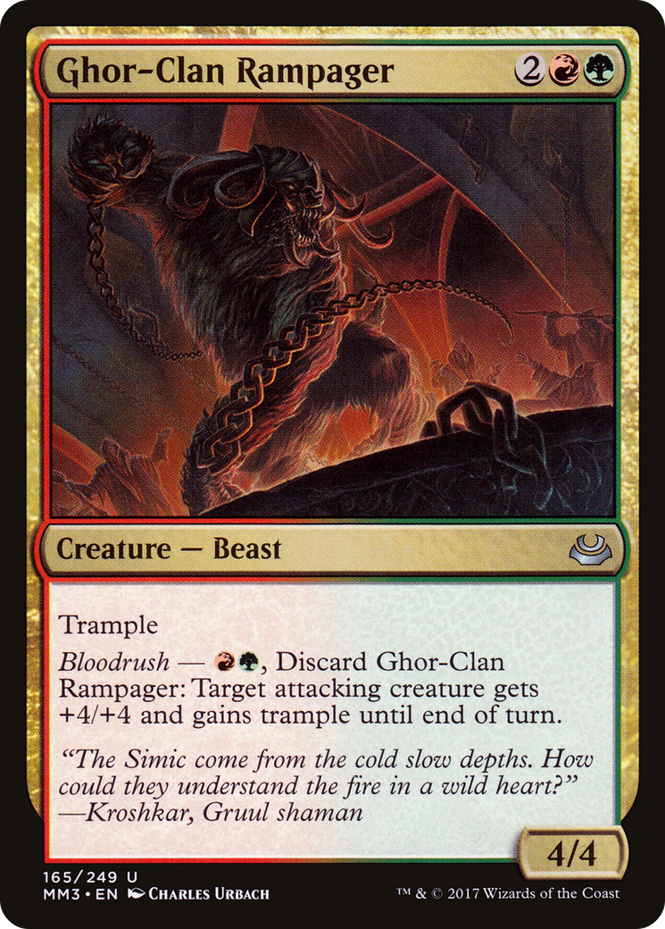 Ghor-Clan Rampager (MM3-165) [Modern Masters 2017] Foil