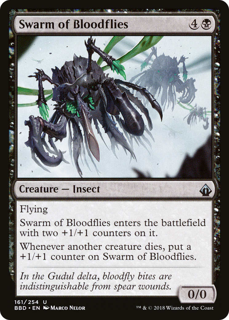 Swarm of Bloodflies (BBD-161) [Battlebond] Foil