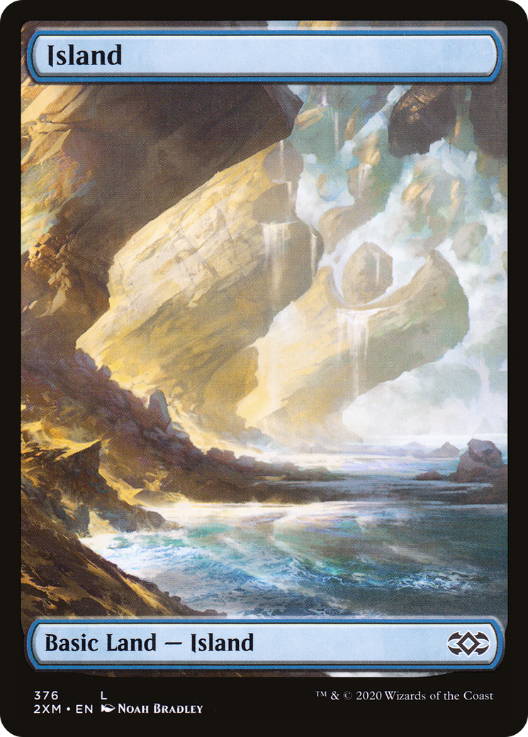Island (2XM-376) [Double Masters] Foil