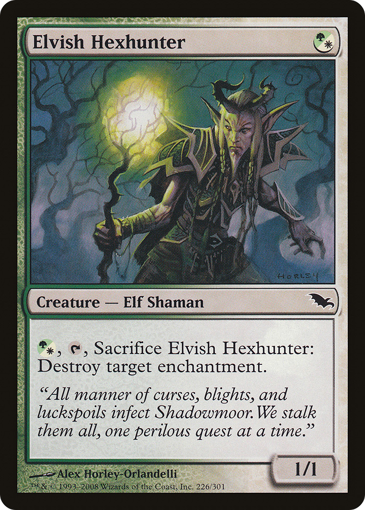 Elvish Hexhunter (SHM-226) [Shadowmoor]