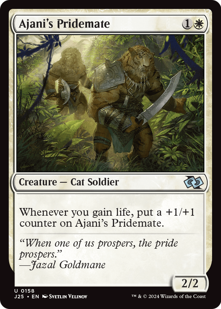 Ajani's Pridemate (J25-158) [Foundations Jumpstart]