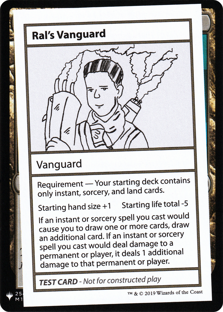 Ral's Vanguard [Mystery Booster Playtest Cards 2019]
