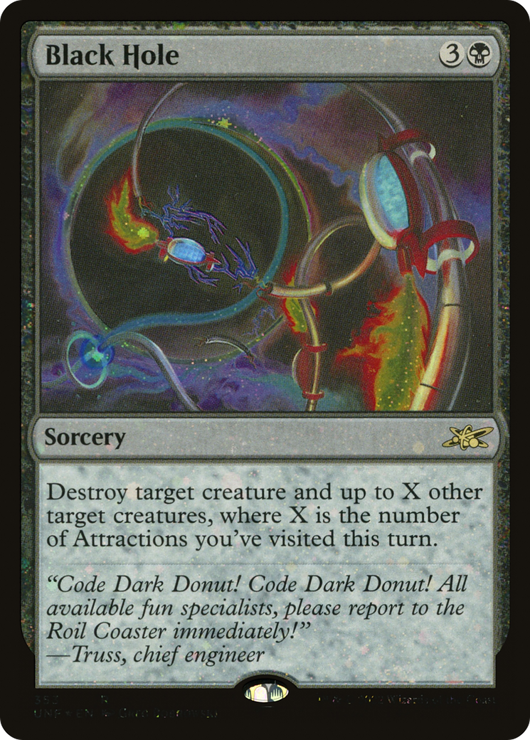 Black Hole (Galaxy Foil) (UNF-353) [Unfinity] Foil