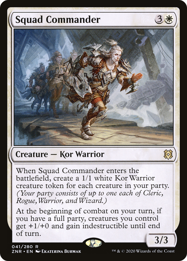 Squad Commander (ZNR-041) [Zendikar Rising] Foil