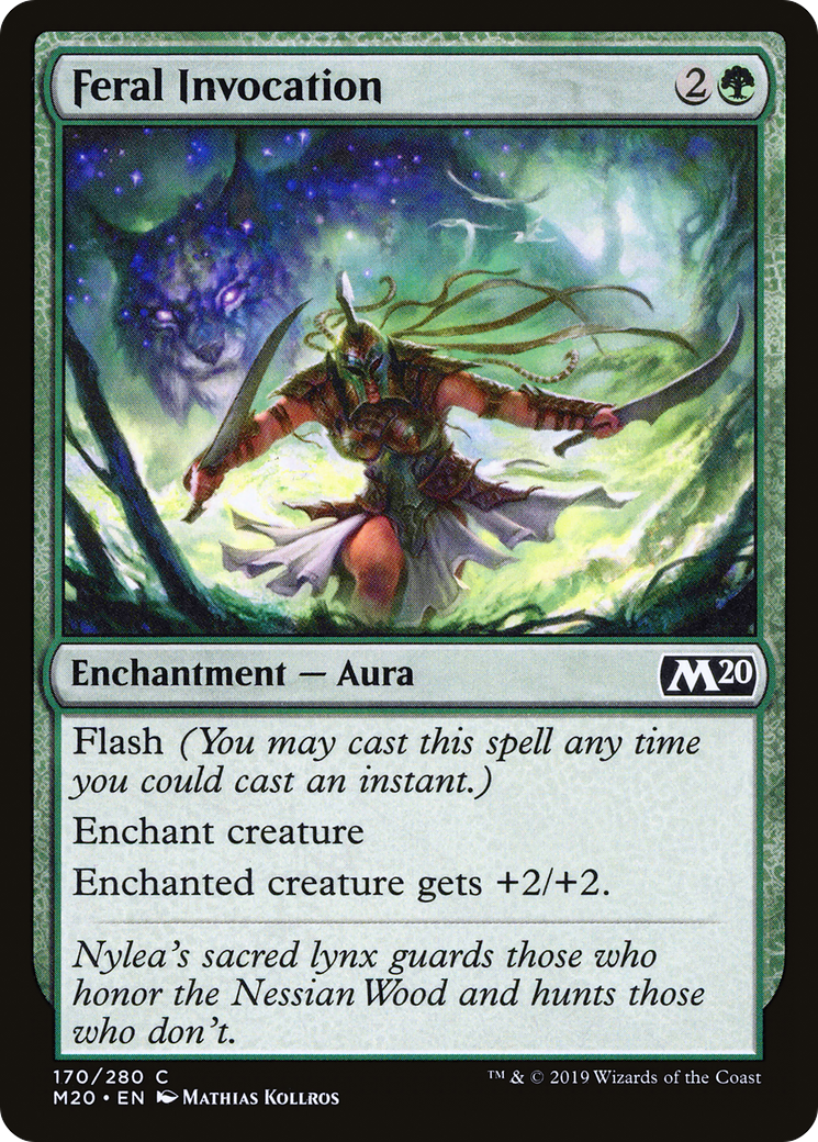 Feral Invocation (M20-170) [Core Set 2020]