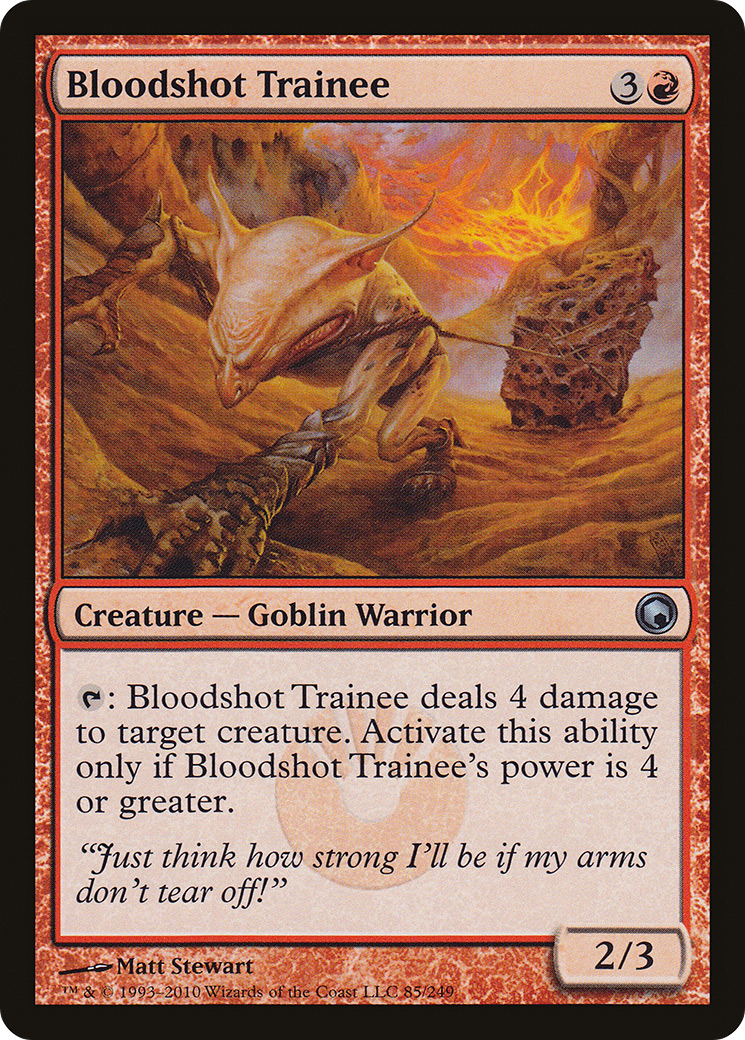 Bloodshot Trainee (SOM-085) [Scars of Mirrodin]