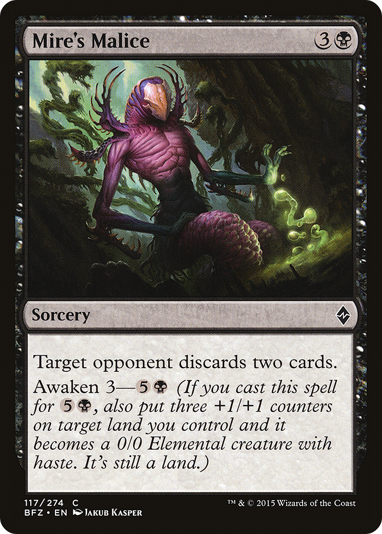 Mire's Malice (BFZ-117) [Battle for Zendikar]