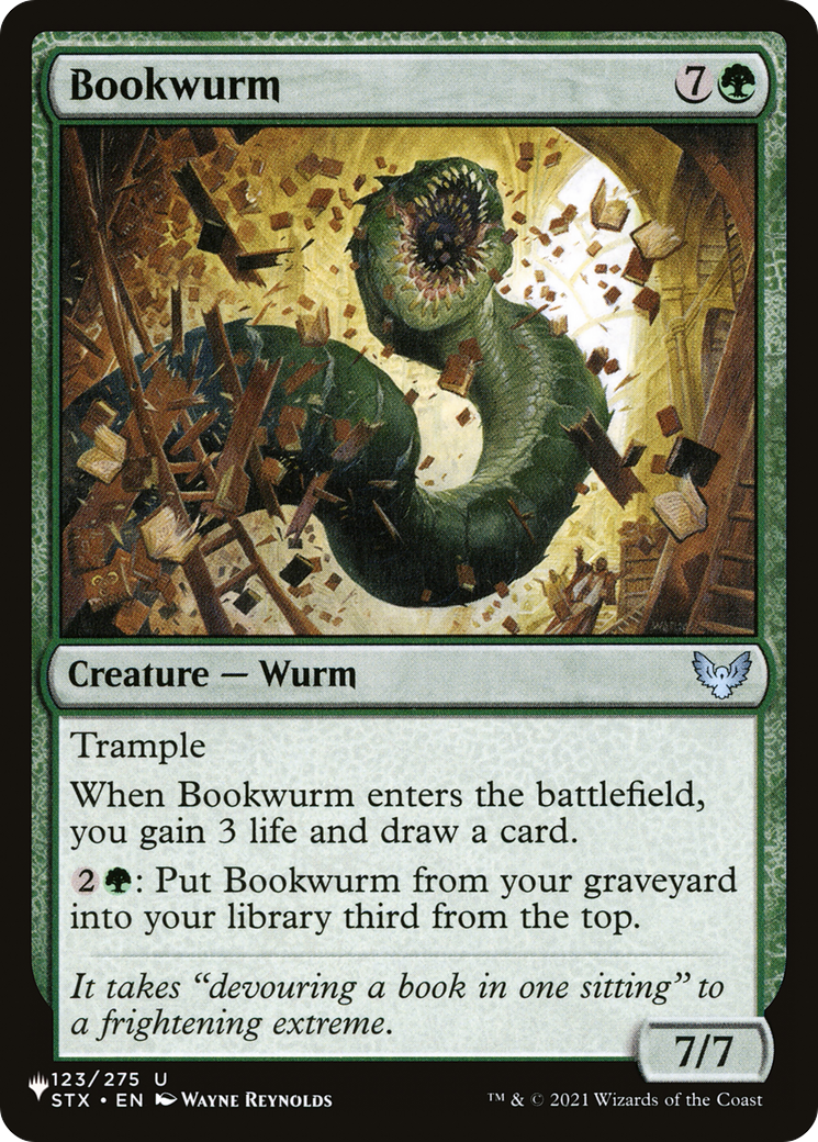 Bookwurm (LIST-STX-123) [The List]