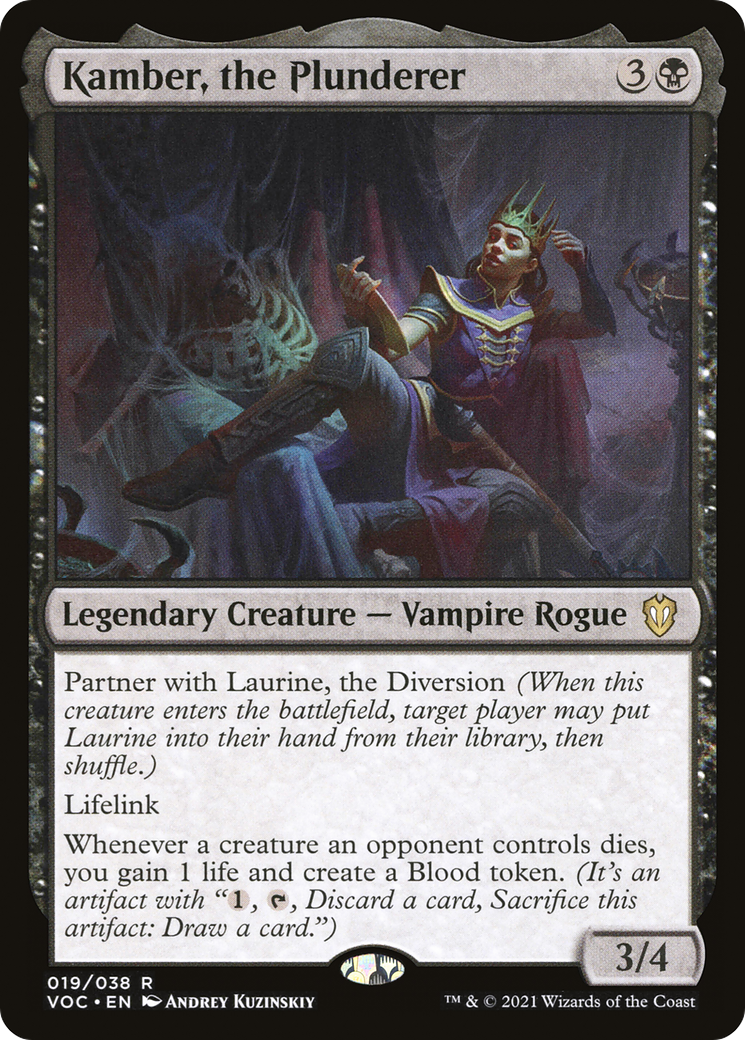 Kamber, the Plunderer (VOC-019) [Crimson Vow Commander]