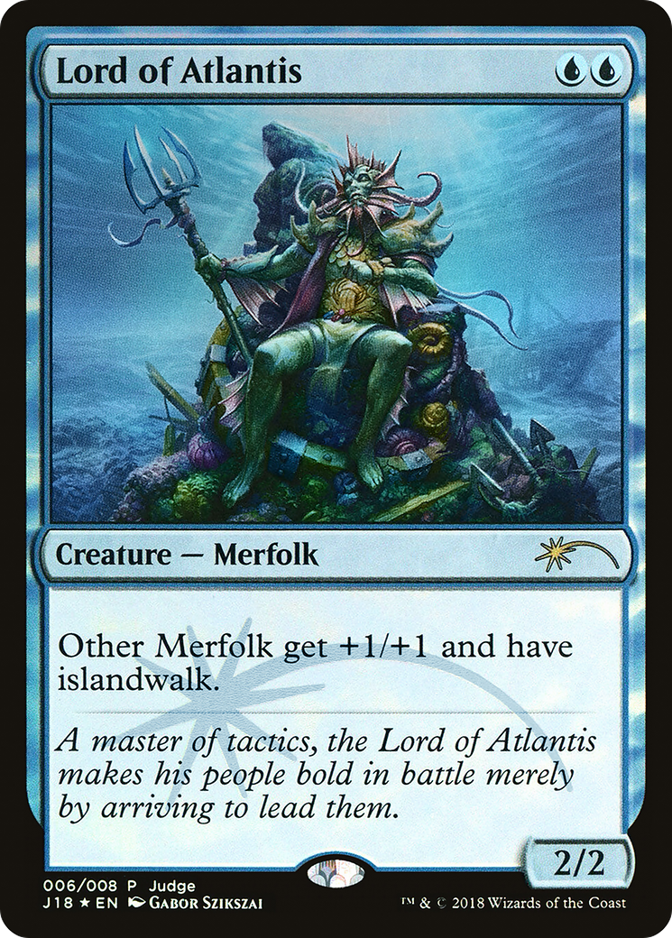 Lord of Atlantis (JDG-006) [Judge Gift Cards 2018] Foil