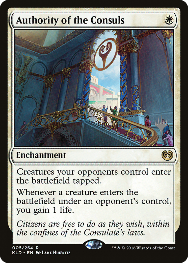 Authority of the Consuls (PPM21-005) [Promo Pack: Kaladesh Promos] Foil