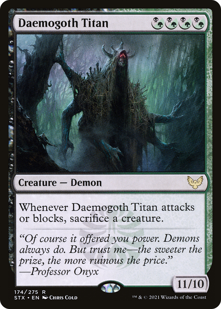Daemogoth Titan (STX-174) [Strixhaven: School of Mages]