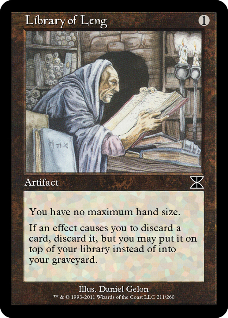 Library of Leng (ME4-211) [Masters Edition IV] Foil