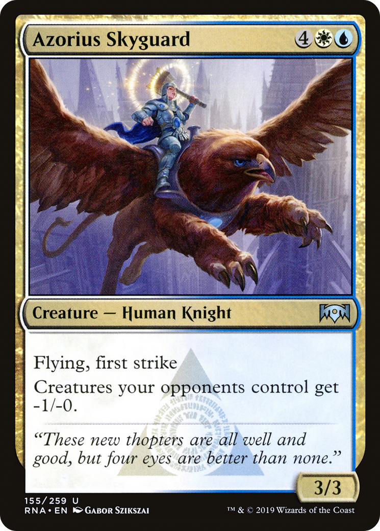 Azorius Skyguard (RNA-155) [Ravnica Allegiance] Foil