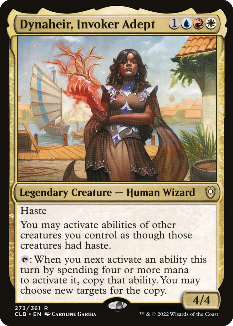 Dynaheir, Invoker Adept (CLB-273) [Commander Legends: Battle for Baldur's Gate]