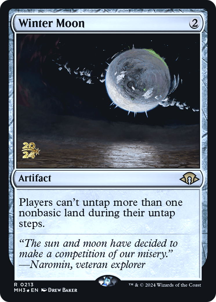 Winter Moon (PRE-213) [Modern Horizons 3 Promos] Foil