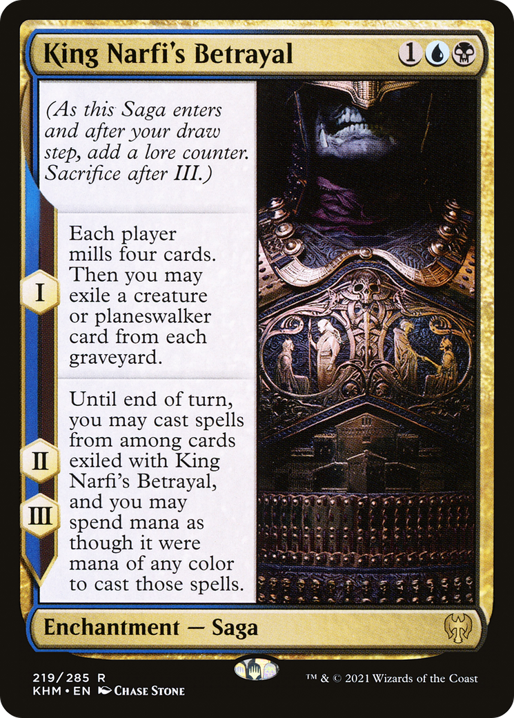 King Narfi's Betrayal (KHM-219) [Kaldheim] Foil