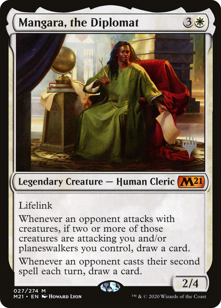 Mangara, the Diplomat (PPM21-027) [Promo Pack: Core Set 2021 Promos] Foil