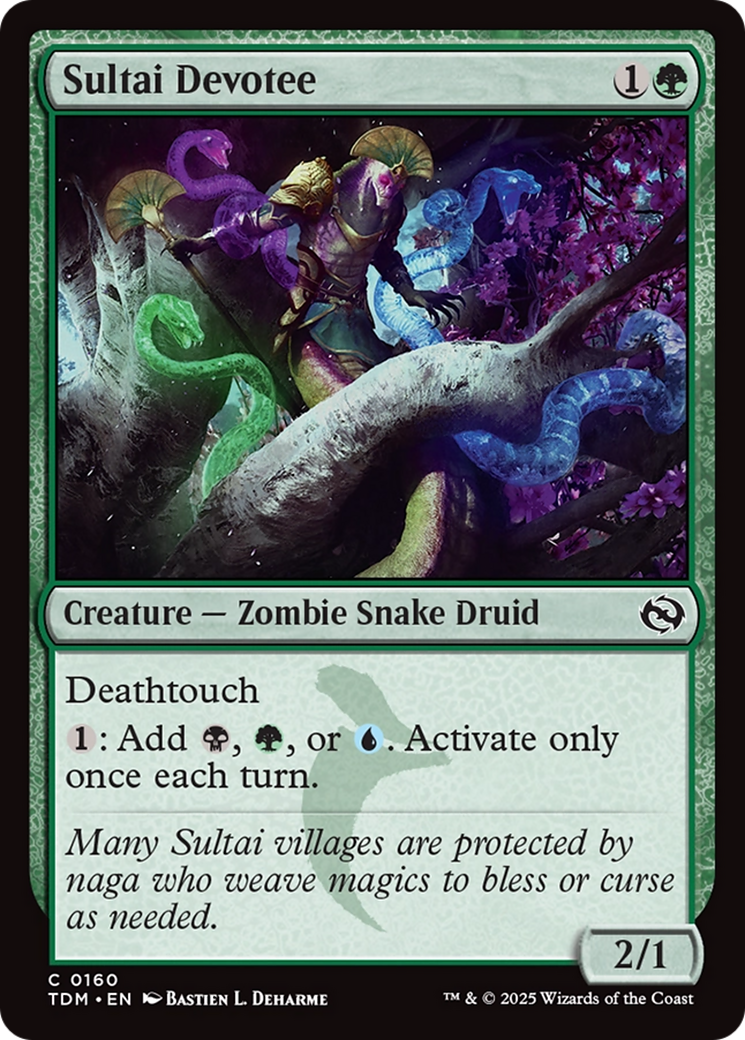 Sultai Devotee (TDM-160) [Tarkir: Dragonstorm]