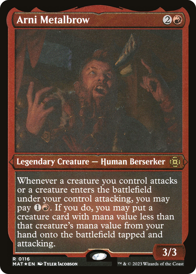 Arni Metalbrow (Foil Etched) (MAT-116) [March of the Machine: The Aftermath] Foil