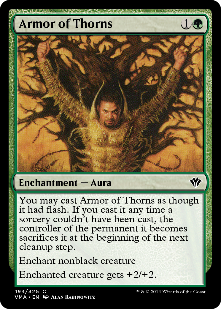 Armor of Thorns (VMA-194) [Vintage Masters] Foil