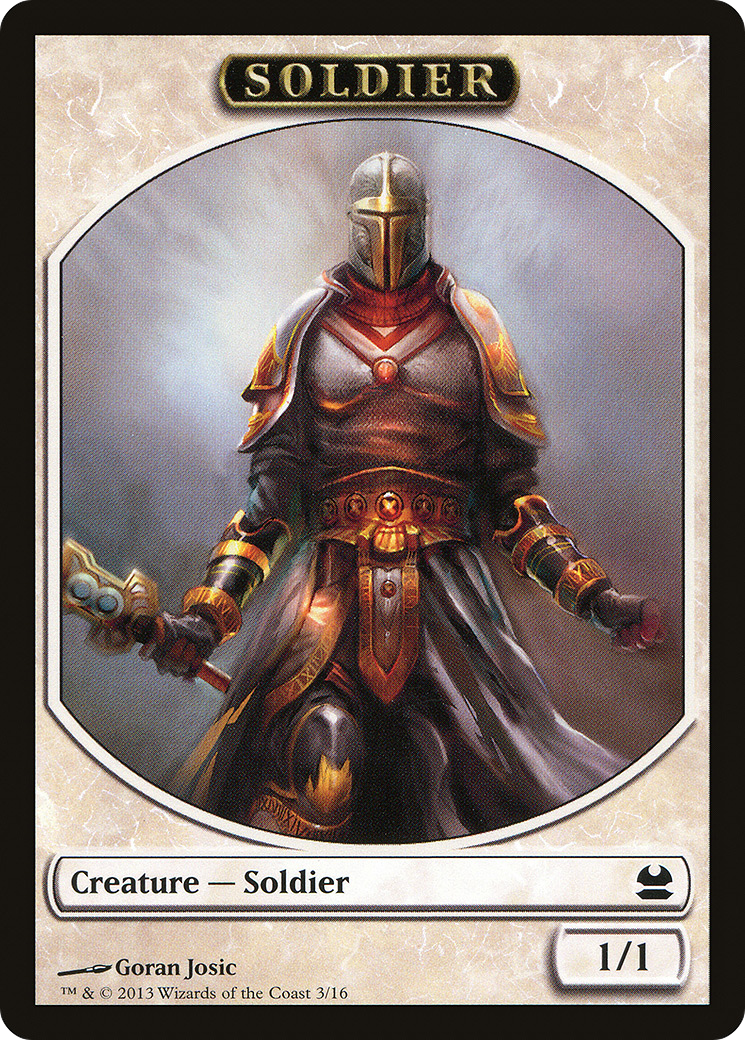 Soldier Token (MMA-003) [Modern Masters Tokens]