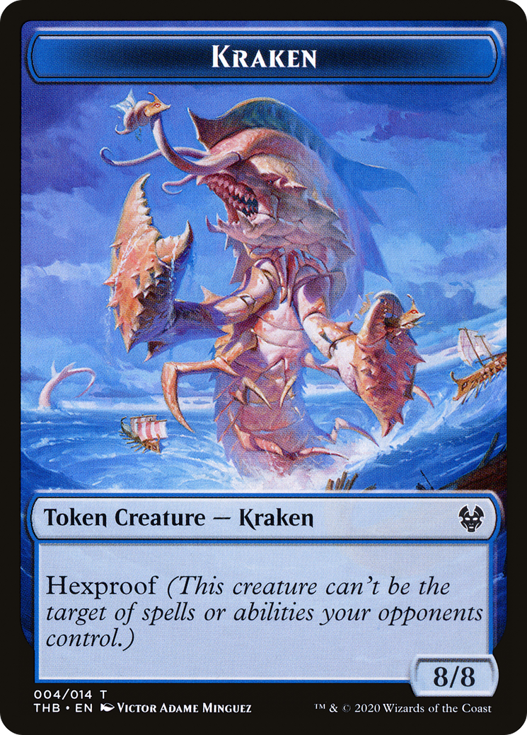 Kraken Token (THB-004) [Theros Beyond Death Tokens]