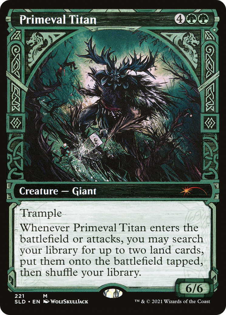 Primeval Titan (SLD-221) (Showcase) [Secret Lair Drop]