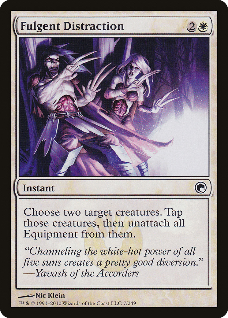 Fulgent Distraction (SOM-007) [Scars of Mirrodin] Foil
