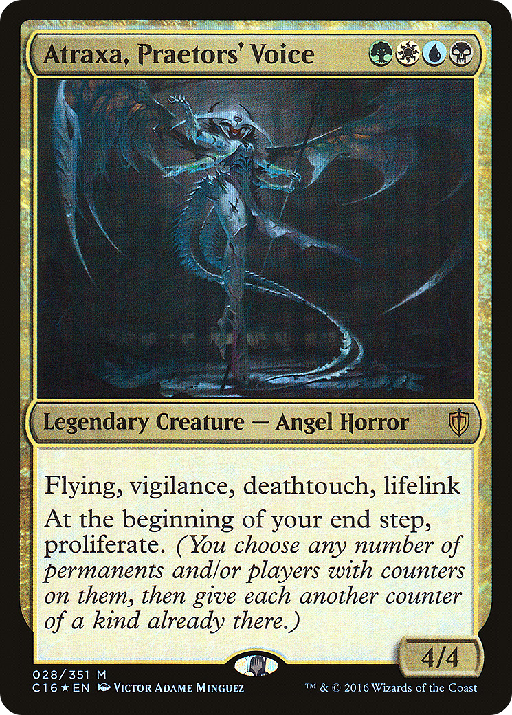 Atraxa, Praetors' Voice (C16-028) [Commander 2016] Foil