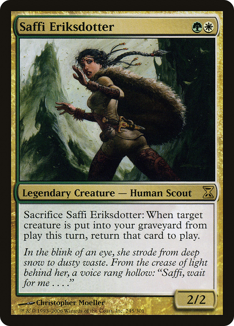 Saffi Eriksdotter (TSP-245) [Time Spiral] Foil