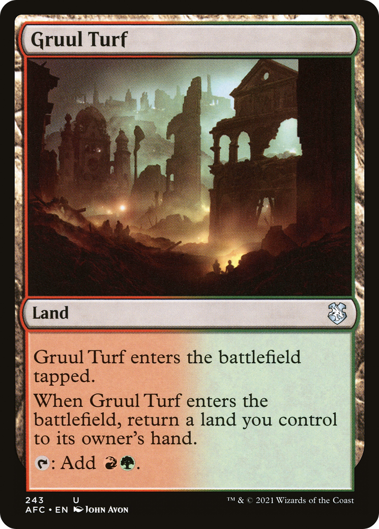 Gruul Turf (AFC-243) [Forgotten Realms Commander]