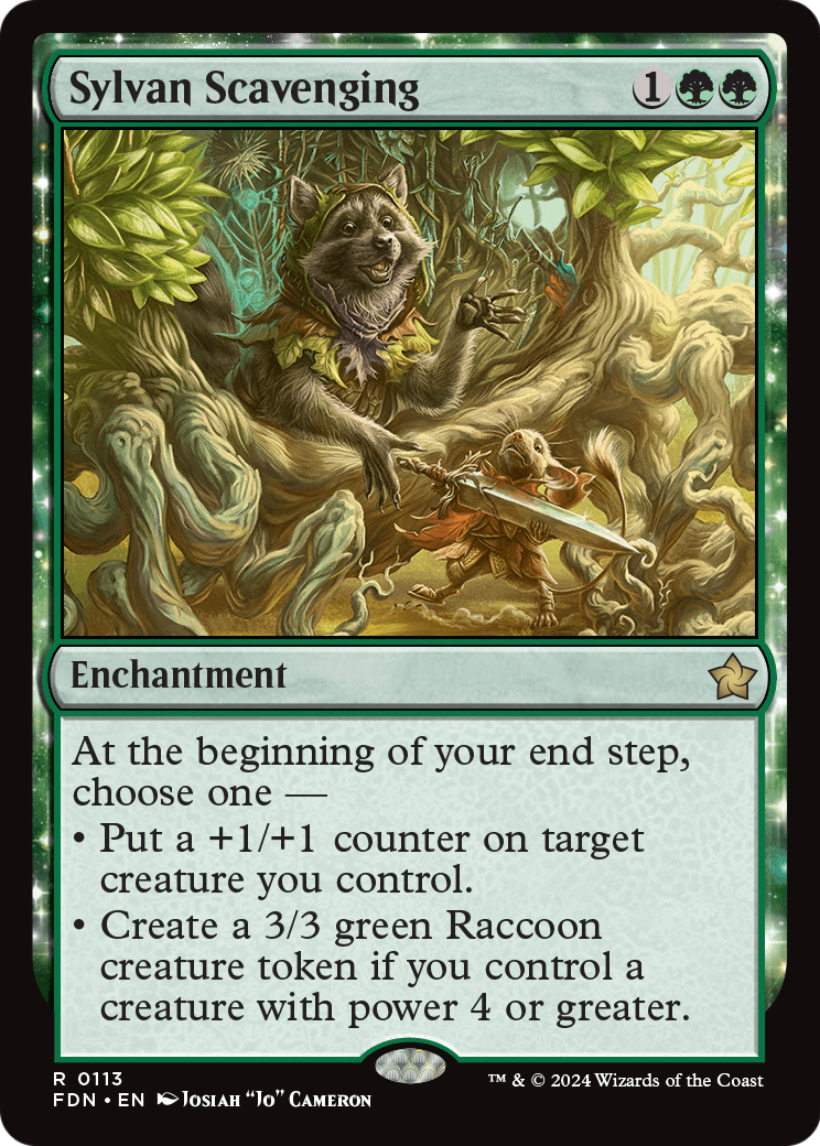 Sylvan Scavenging (FDN-113) [Foundations]