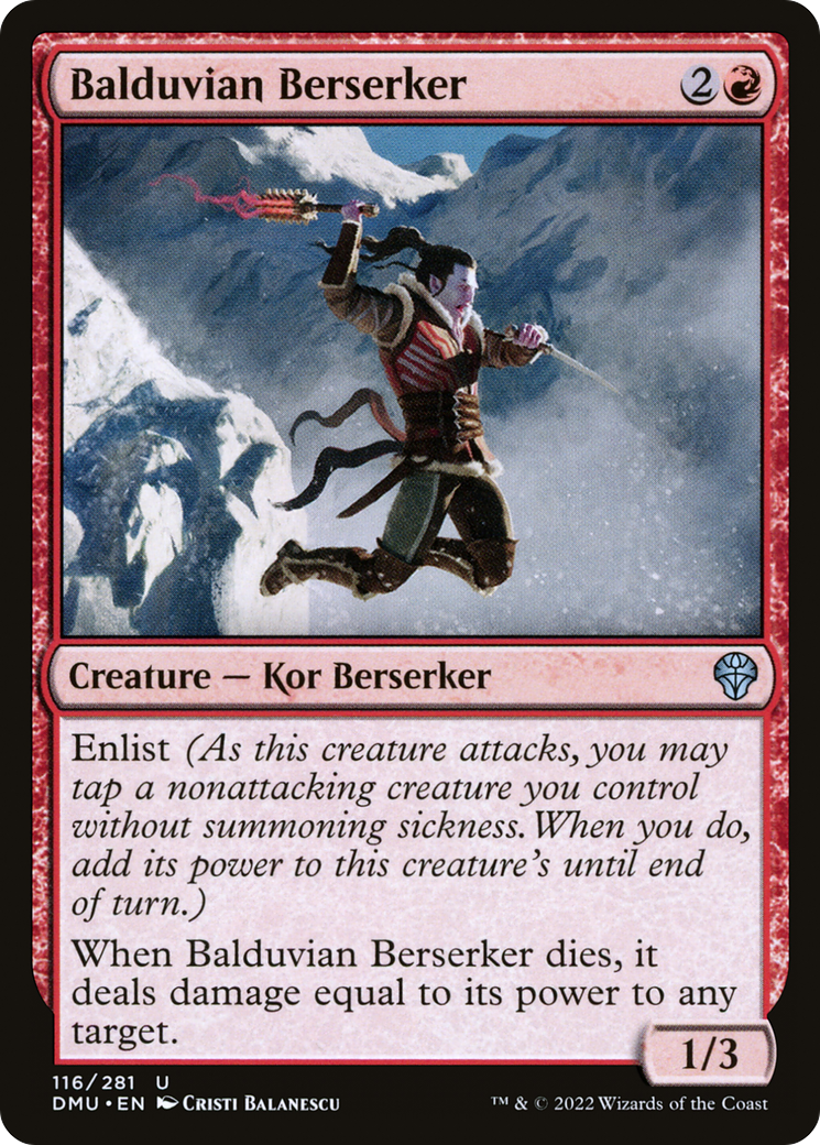 Balduvian Berserker (DMU-116) [Dominaria United] Foil