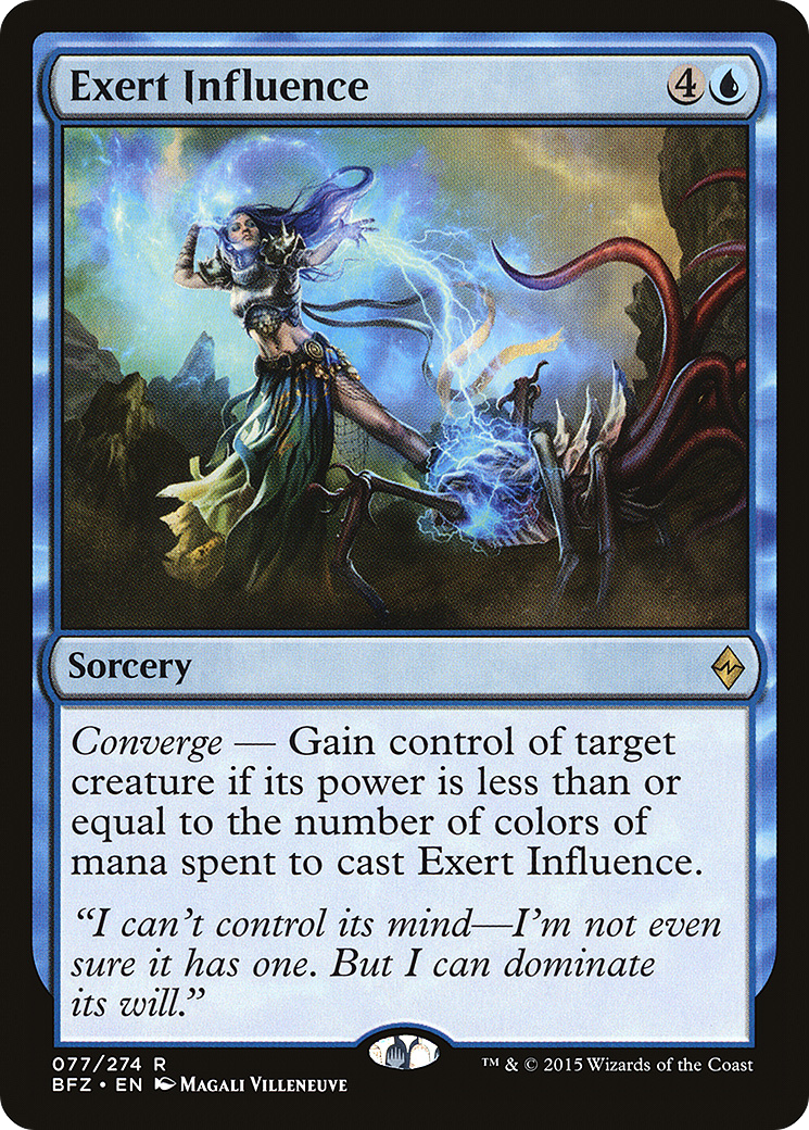 Exert Influence (BFZ-077) [Battle for Zendikar] Foil