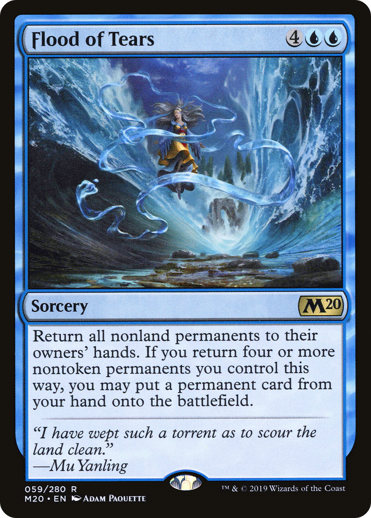 Flood of Tears (M20-059) [Core Set 2020] Foil
