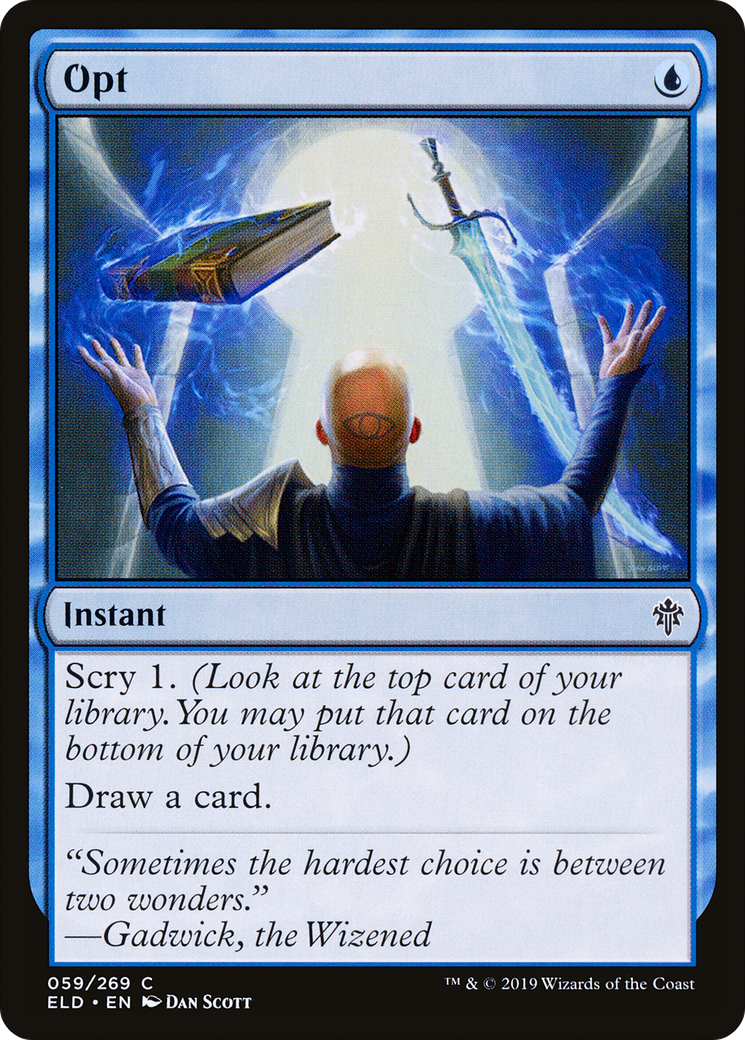 Opt (ELD-059) [Throne of Eldraine]