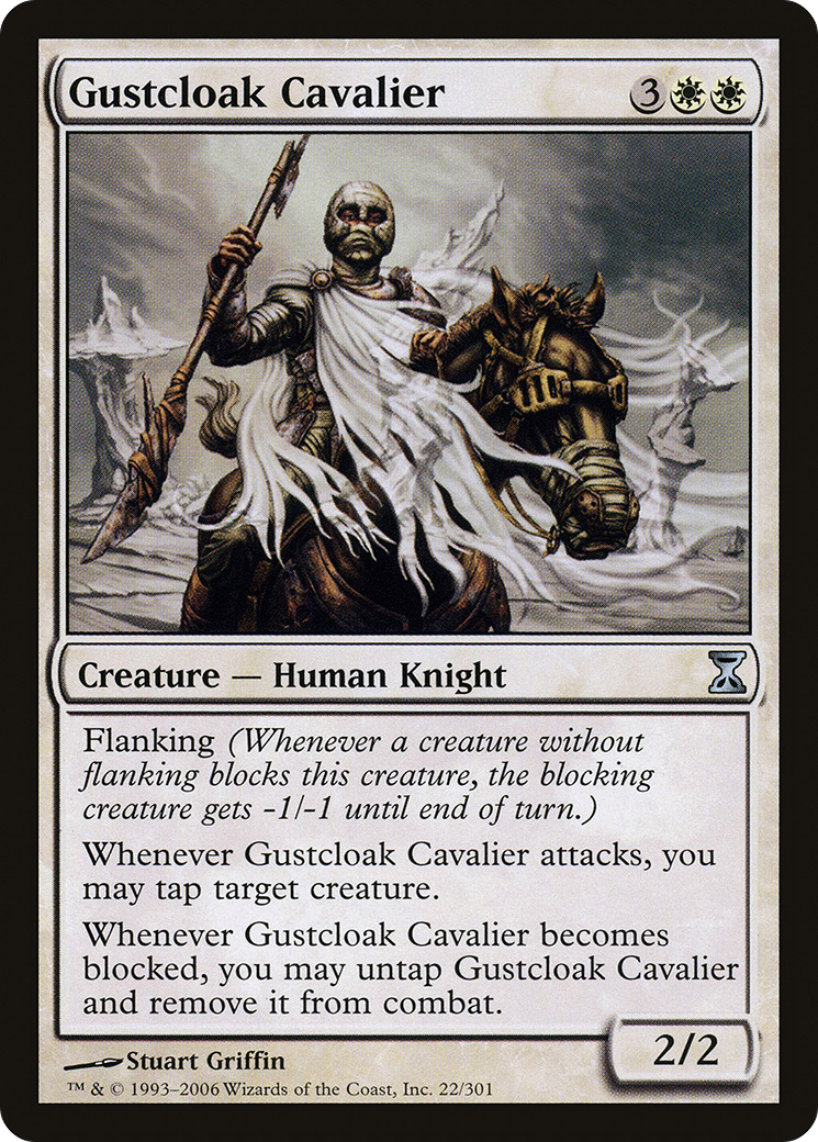 Gustcloak Cavalier (TSP-022) [Time Spiral]