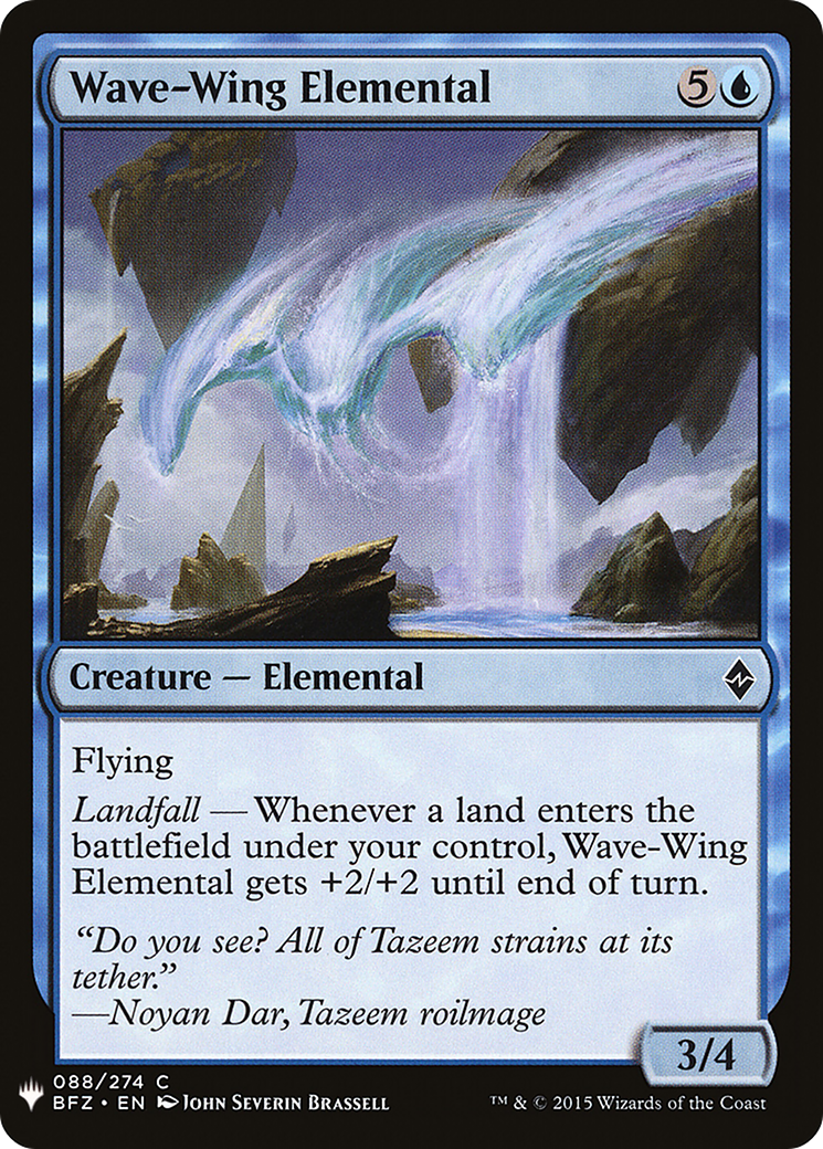 Wave-Wing Elemental (LIST-BFZ-88) [The List]