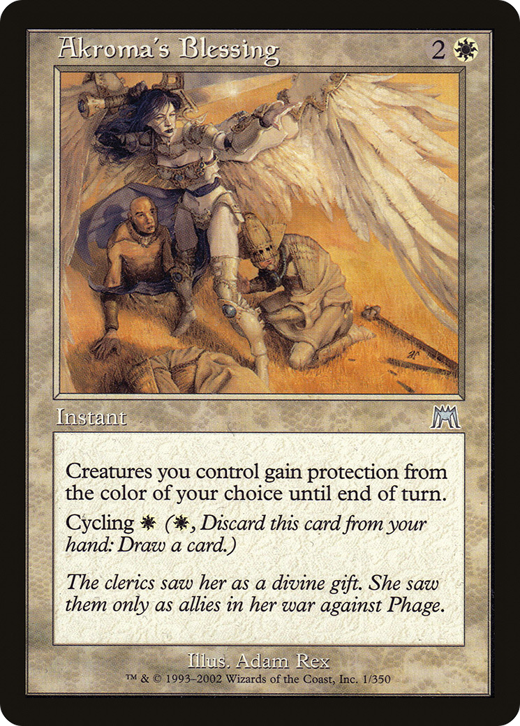 Akroma's Blessing (ONS-001) [Onslaught] Foil