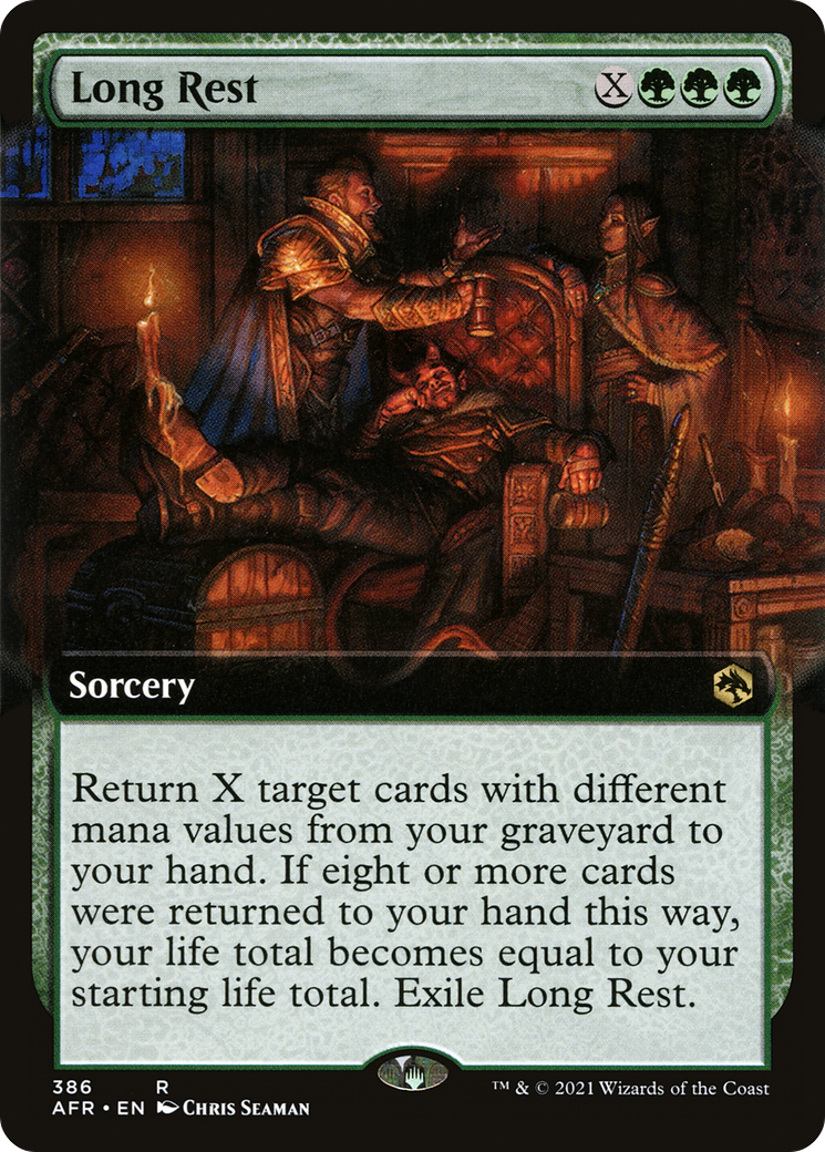 Long Rest (Extended Art) (AFR-386) [Adventures in the Forgotten Realms]