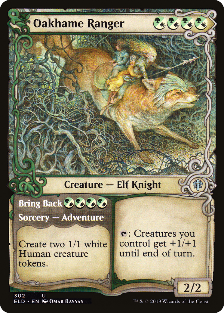 Oakhame Ranger (Showcase) (ELD-302) [Throne of Eldraine] Foil