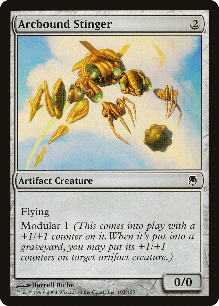 Arcbound Stinger (DST-103) [Darksteel] Foil