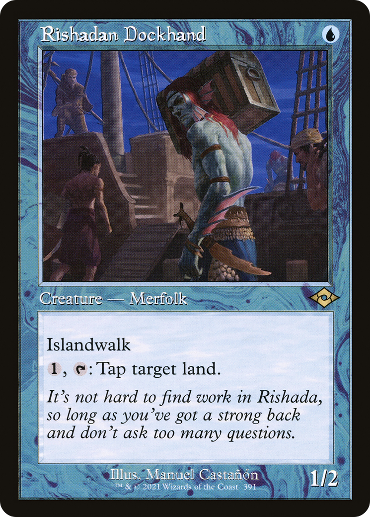 Rishadan Dockhand (Retro Frame) (MH2-391) [Modern Horizons 2] Etched Foil