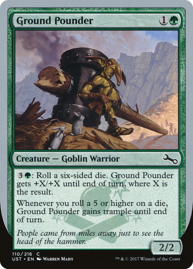 Ground Pounder (UST-110) [Unstable] Foil