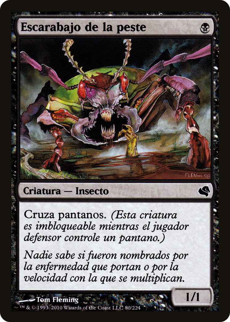 Plague Beetle (Spanish) - "Escarabajo de la peste" (PS11-080) [Salvat 2011]
