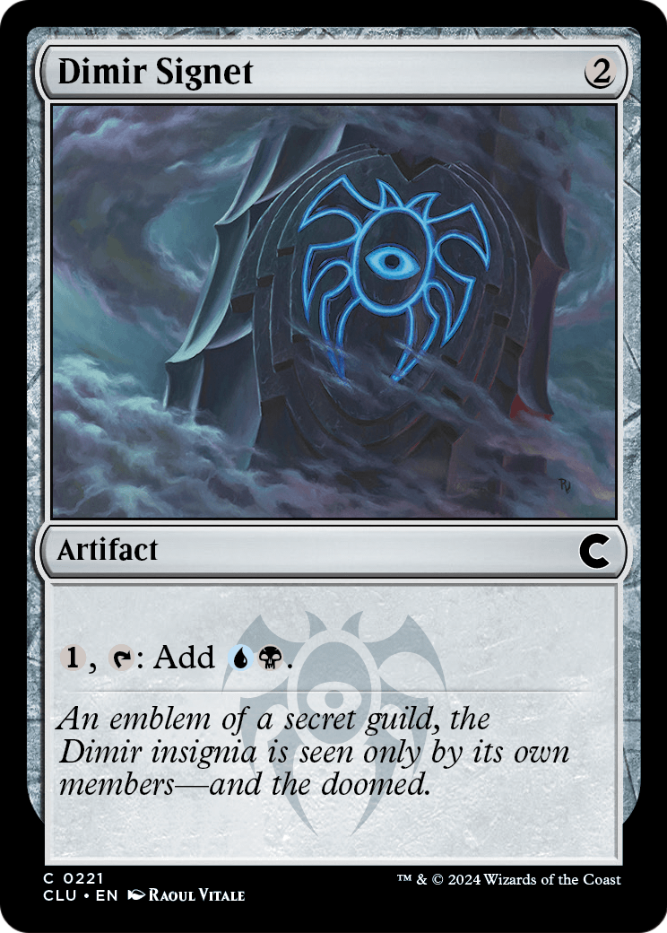 Dimir Signet (CLU-221) [Ravnica: Clue Edition]