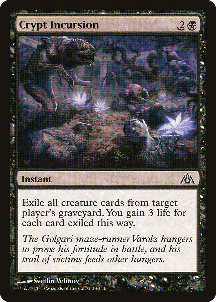 Crypt Incursion (DGM-023) [Dragon's Maze] Foil
