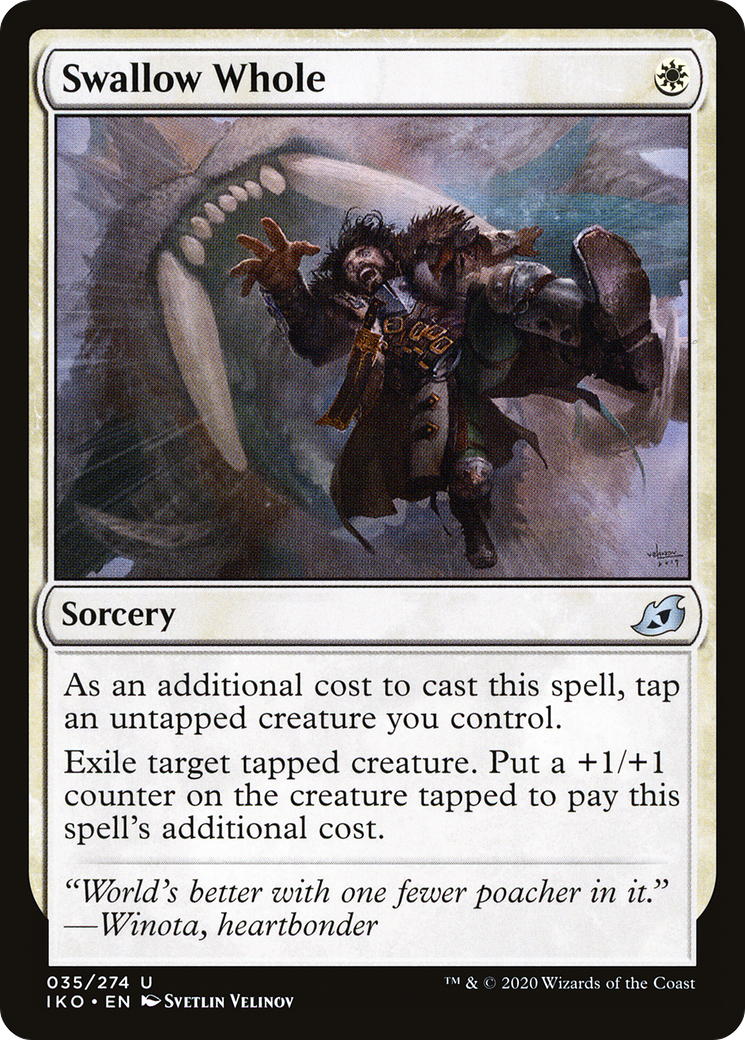 Swallow Whole (IKO-035) [Ikoria: Lair of Behemoths] Foil